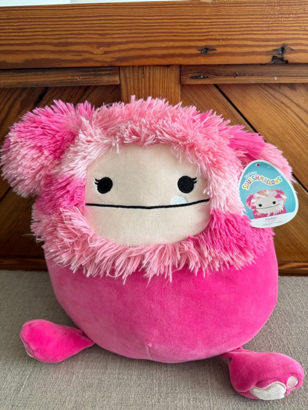 Squishmallows Pink Hailey Bigfoot Plush Rare